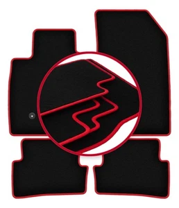 Juego de alfombras de coche 100% ajuste para Renault Clio III año 2005-2012 4 piezas NUEVO - Imagen 1 de 12