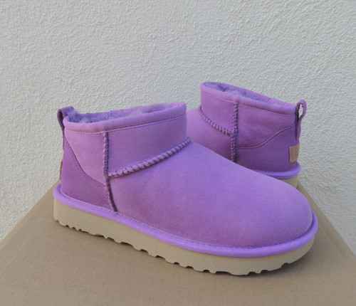 UGG MAGNOLIA CLASSIC ULTRA MINI STIVALI IN PELLE DI PECORA IMPERMEABILI US 5 36 ~NUOVI CON SCATOLA
