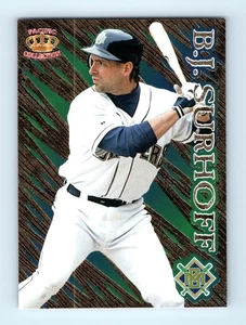 B.J. Carta Baseball Surhoff Mariners 1996 Pacific Collection Gold Foil P-110 - Foto 1 di 2