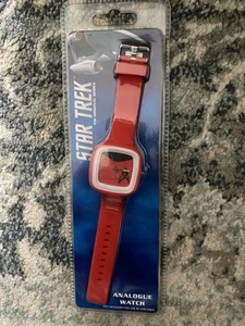 Star Trek Red Uniform Square Analog Uhr - Bild 1 von 2