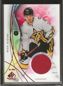 2024-25 SP Game Used #163 Nick Suzuki All Stars Red Jersey-Montreal Canadiens - Picture 1 of 2