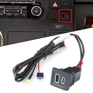 Fast Car Charger Car Dual USB Charger Fast Charging High-quality ABS PVC - Zdjęcie 1 z 6