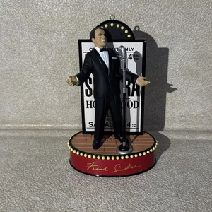 Una sola noche Frank Sinatra adorno musical Navidad probado funcionando - Imagen 1 de 6