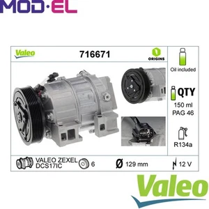 COMPRESSOR AIR CONDITIONING 716671 FOR NISSAN X-TRAILII QR25DE 2.5L 4cyl - Picture 1 of 9