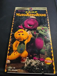 Barney’s Camp WannaRunnaRound Classic Collection VHS Video Excellent Condition - Picture 1 of 3