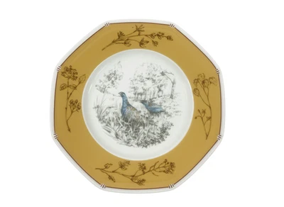 Hermes Chasse Chiens Courants Amarillo Pédrix Perro Pájaro Codornices Pan 17 cm Foto 1 de 4