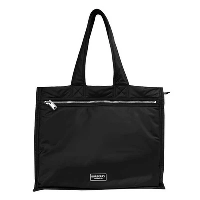 Bolso de hombro Burberry de nailon negro grande 140168847 Foto 1 de 4
