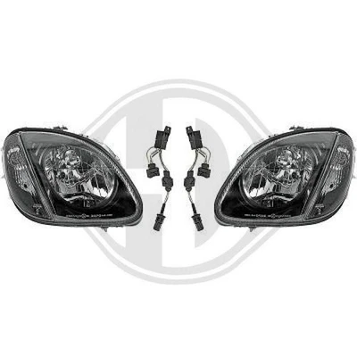 DIEDERICHS Hauptscheinwerfer H4 links + rechts passend für Mercedes SLK R170 - Bild 1 von 2