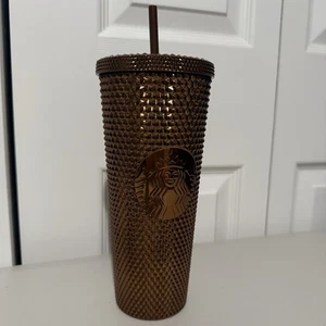 Starbucks Pike Place Market Seattle WA Bronze Studded Tumbler Collection - Bild 1 von 8