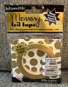 Inkssentials ** Memory Foil Tape ** 1/4" Messingband - Bild 1 von 1