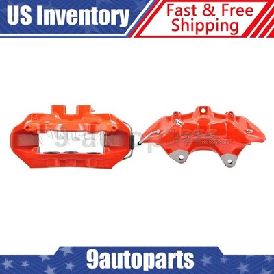 Par de pinças de freio dianteiro para 2009 2010 2011 2012 2013 2014 2015 Cadillac CTS - Imagem 1 de 4