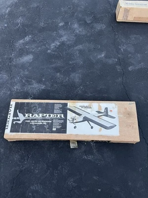 NEW VINTAGE PICA RAPIER FOR .40 TO .60 ENGINES 4 CHANNEL RC AIRPLANE MODEL KIT - Image 1 of 4