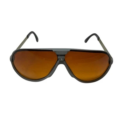 Vintage Sports Aviator Sunglasses Retro 70's 80's Amber Lenses Racing Beach - Image 1 of 4
