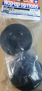 PIEZAS TAMIYA 54136 F103 NEUMÁTICOS ESPONJA PREMONTADOS TRASEROS - Imagen 1 de 3