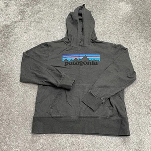 Patagonia Hoodie Sweatshirt Boys XL Dark Gray Active Pullover Midweight Casual - Picture 1 of 11