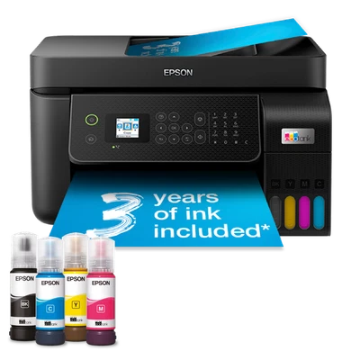 Epson EcoTank ET-4800 +Ink A4 multifunction w/ ADF Printer Scanner Copy -  Wi-Fi - Image 1 of 4