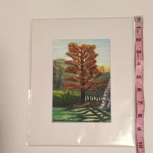 Impresión artística mate firmada paisaje árbol de arce otoño Sharon Morthier decoración firmada - Imagen 1 de 4