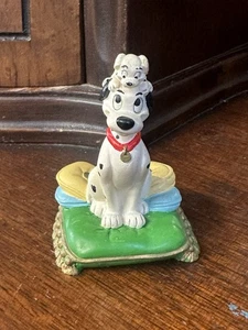 Lenox 101 Dalmatians Pongo Lucky & Pup Disney Figurine Red Collar Vintage Toy. T - Picture 1 of 7