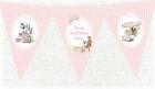 Pink Personalised Duck Character Bunting, Any Occasion, 3m