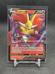 Delphox V 27/196 Verlorener Ursprung Holo Ultra Rare Pokémon TCG - Bild 1 von 2