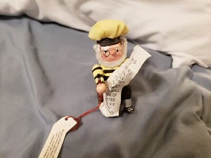 1998 Kurt Adler Hershey Chocolate Elf Santa's List Christmas Ornament - Picture 1 of 8