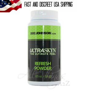 Doc Johnson Masturbator Ultraskyn Refresh Powder Cleaner Flesh-Light-Style 1 oz