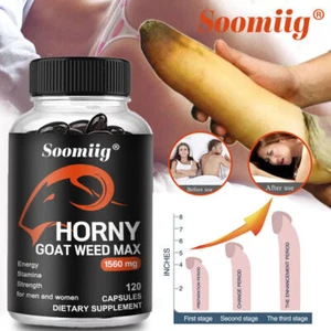 Horn Goat Wee - 1560mg, 120 High Strength Capsules - Male Boost - Picture 1 of 12