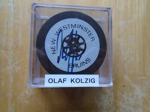 Olaf Kolzig   Autographed  New Westminster Bruins (CMJHL) - Picture 1 of 3