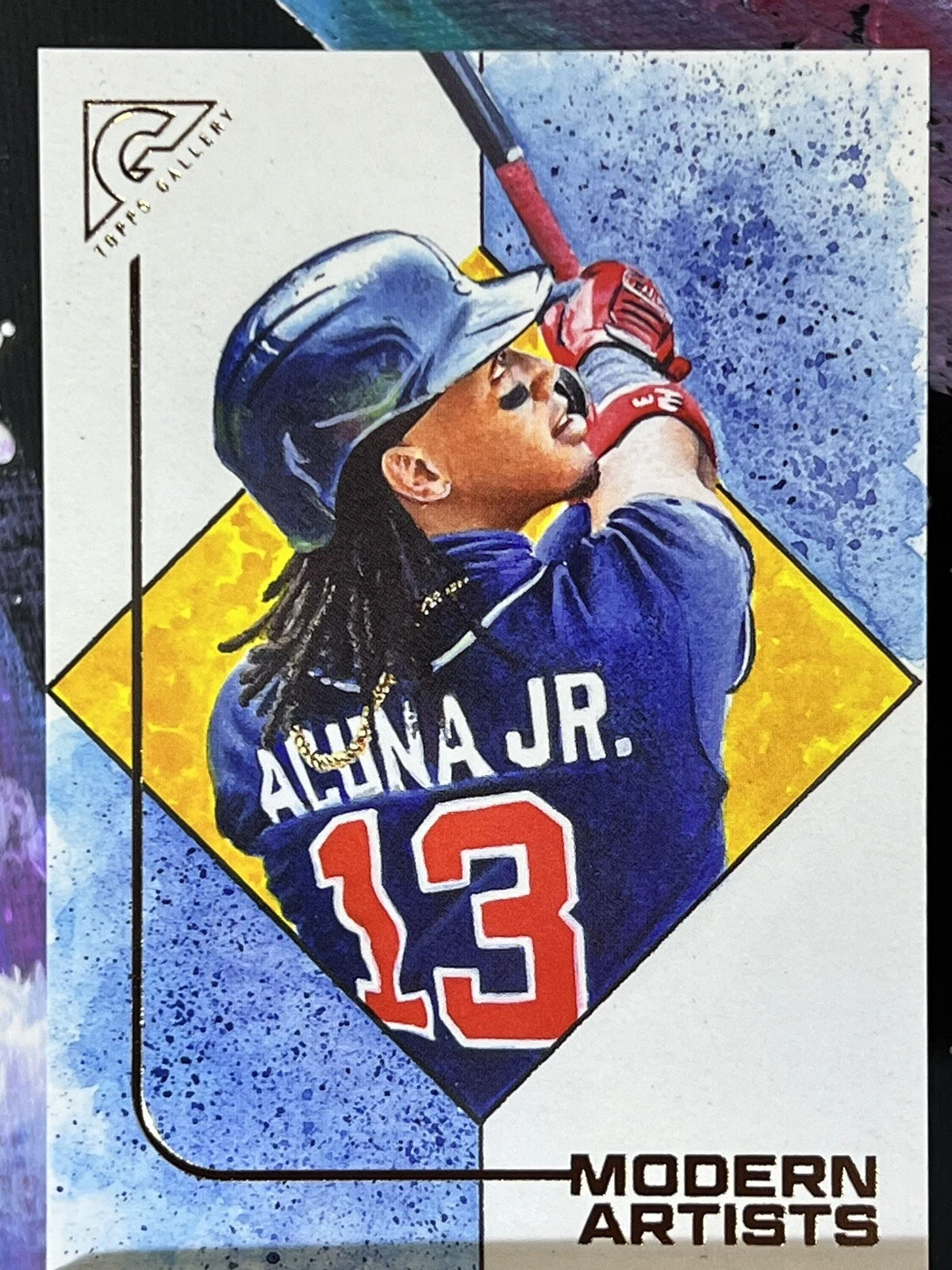 2021 Topps Gallery - Ronald Acuna Jr Modern Artists #MA-2 Atlanta Braves