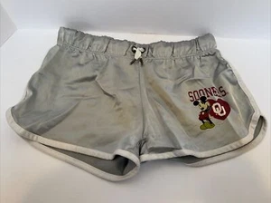 Disney Athletic Mickey Mouse Sooners Jogging Shorts Size Medium - Picture 1 of 4