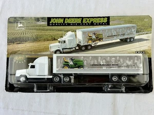 1996 Ertl JOHN DEERE Express Semi Truck Lawn Mower 1/64 Sealed (Box Damage) - Picture 1 of 6