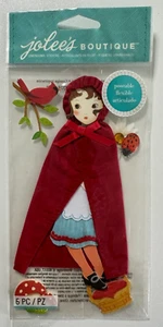 Caperucita Roja Posable Jolee's Boutique - 5,5 x 2,75 pulgadas - Imagen 1 de 1
