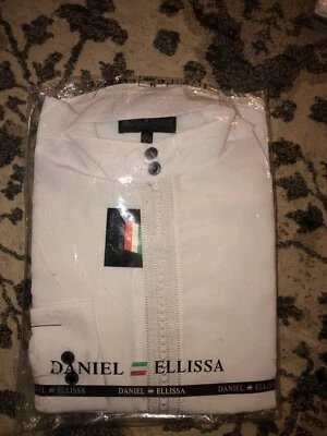 daniel ellissa  mens shirts Cuffed Neck   Long Sleeve Size 15.5 33-34 - Image 1 of 2