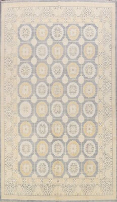 All-Over Khotan Oriental Area Rug Living Room Hand-knotted Vegetable Dye 9x12 ft - Image 1 of 4