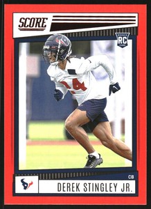 2022 Score Red #324 Derek Stingley Jr.