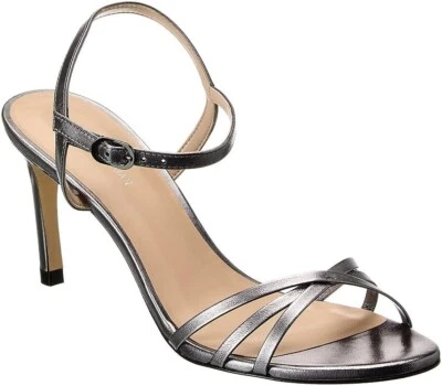 Sandalia Stuart Weitzman Starla 80 Gunmetal con tiras para mujer 10 nueva Foto 1 de 4