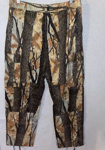 Pantaloni cargo mimetici Tru Woods vintage uomo M 34 x 32 larghi caccia USA albero - Foto 1 di 9