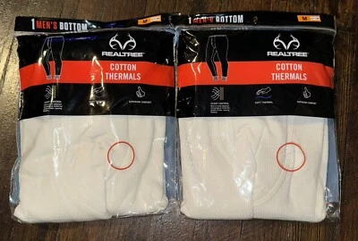 Realtree Men's soft  Cotton  Thermal bottom SIZE Medium NEW - Image 1 of 2