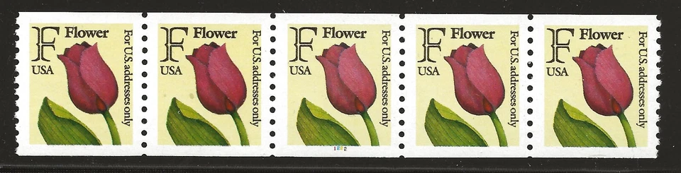 US Scott #2518, Plate #1222 Coil 1991 Flower VF MNH - Image 1 of 1