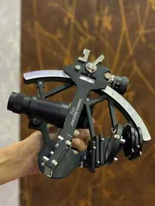 Tamaya Sextant 1712 9" Herramienta de Navegación Marina Negra Trabajo Náutico Artículo de Regalo - Imagen 1 de 6