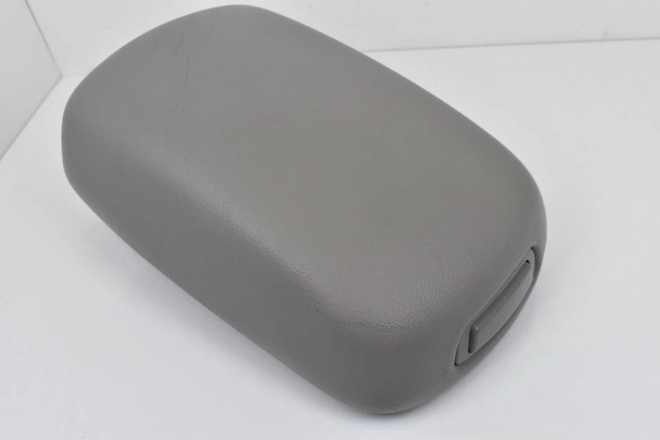 Conjunto de tapa reposabrazos de cuero gris consola central Kia Optima 2006-2008 OEM Foto 1 de 4