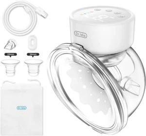 Hands-Free Breast Pump EB29 white, Wearable Pump with Comfortable Double-Seal... - Picture 1 of 13