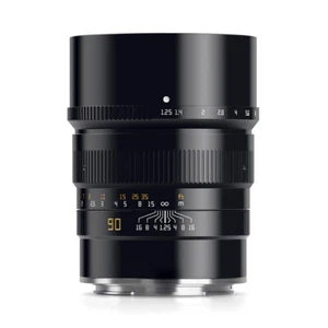 TTArtisan 90mm f/1.25 for Hasselblad X mount camera (X1D, X1DII, X2D) =Black= - Picture 1 of 6