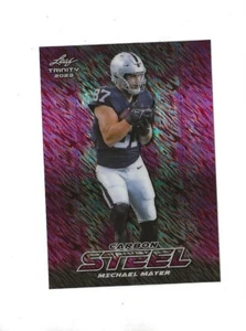 2024 Leaf Trinity Football MICHAEL MAYER #1/1 Pre Prod Proof RAIDERS RC #1/1 - Picture 1 of 2