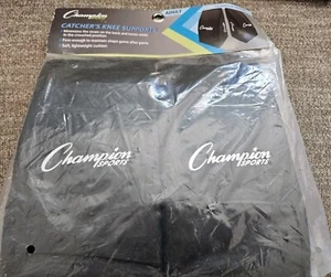 Champion Sports Baseball / Softball Adult Catcher's Knee Cushions / Support Pads - Picture 1 of 2