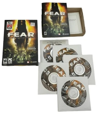 F.E.A.R.: First Encounter Assault Recon PC 2005 COMPLETE CIB GAME + BOX + MANUAL - Image 1 of 3