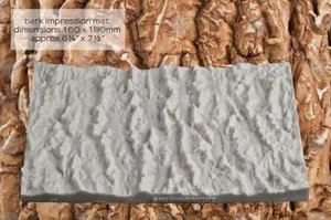 Silicone mould Bark Impression Mat | Food Use FPC Sugarcraft FREE UK shipping! - Picture 1 of 2