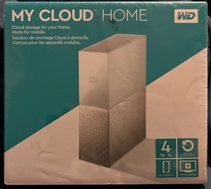 Serveur NAS cloud personnel WD My Cloud Home 4 To 1 baie WDBVXC0040HWT-NESN - Photo 1/6
