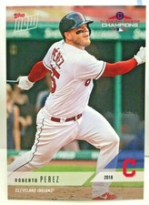 Roberto Perez 2018 Topps Now Postseason #PS-29 - SP /306 - CLEVELAND INDIANS