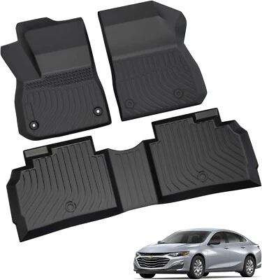 Alfombrillas para todo tipo de clima revestimientos de goma TPE para Chevrolet Malibu 2016-2025 2 filas Foto 1 de 4